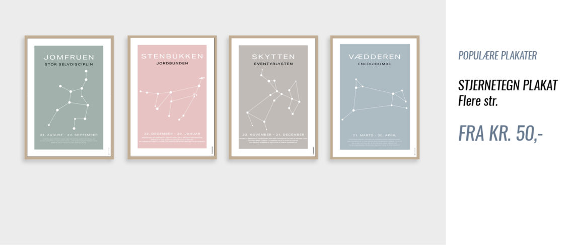Stjernetegn plakater