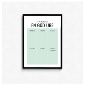 Plakat, Kalender, Planlægning, ugekalender, poster, familiekalender