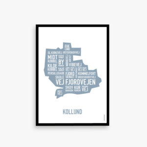 Kollund kort byplakat plakat