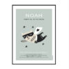 Noah er et Engelsk drengenavn, afledt af det hebraiske navn Noach som betyder ”fredElig””(bringe til) ro” og trøst’. Noah er også et bibelsk navn fra Noah’s ark, der betyder frelser.