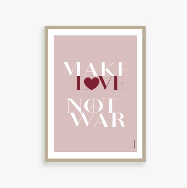 make love not war plakat