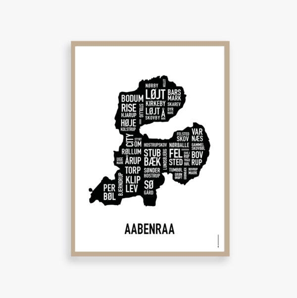 Aabenraa, Åbenrå plakat, by plakat