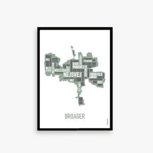 Plakatudsalg, plakat lagersalg, Broager, byplakat