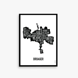 Plakatudsalg, plakat lagersalg, Broager, byplakat