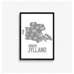 sdrjylland, synderjylland, sønderjylland, landsdel, plakat, poster, sønderjysk
