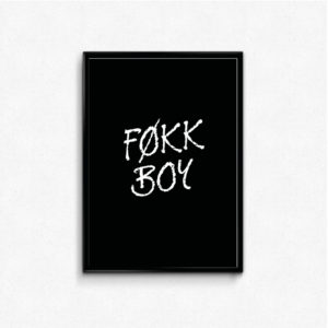 føkkboy, skam