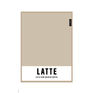 guilty pleasure LATTE LATTE IS MY COLOR OF COFFEE