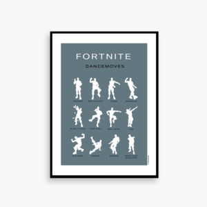 Gamer poster, gamer fornite, plakat, eat , sleep, game, repeat, fornite dance, floss, dab, make it rain